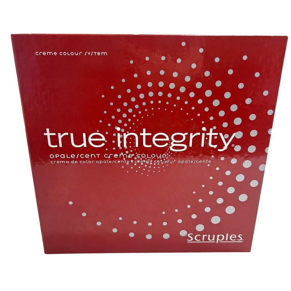 Scruples True Integrity Opalescent Creme Colour Hair Color Swatch Book Salon Pro